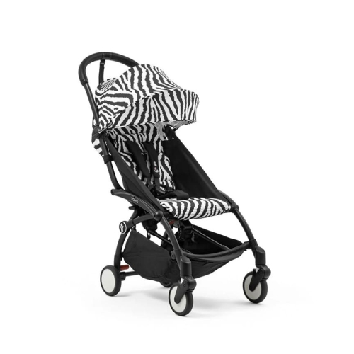 Прогулочная коляска Stokke WILD YOYO3 цвет Zebra рама Черная + Бампер