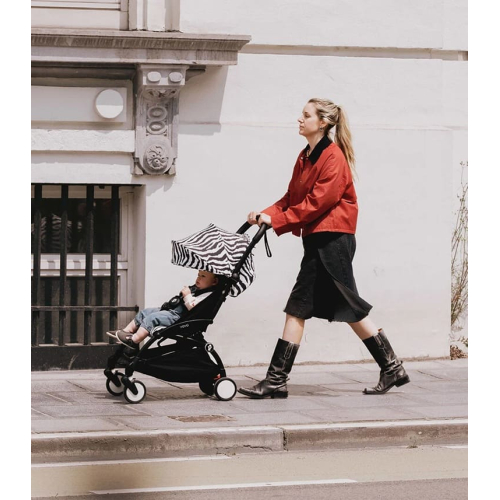 Прогулочная коляска Stokke WILD YOYO3 цвет Zebra рама Черная + Бампер