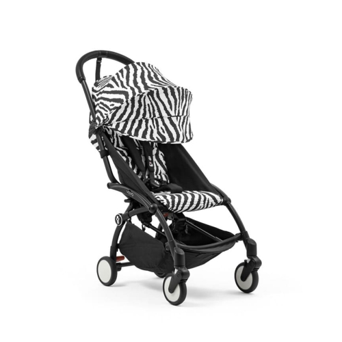 Прогулочная коляска Stokke WILD YOYO3 цвет Zebra рама Черная + Бампер