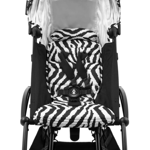 Прогулочная коляска Stokke WILD YOYO3 цвет Zebra рама Черная + Бампер