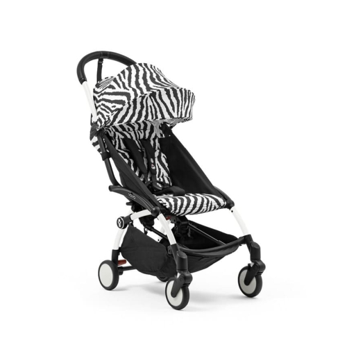Прогулочная коляска Stokke WILD YOYO3 цвет Zebra рама Белая + Бампер
