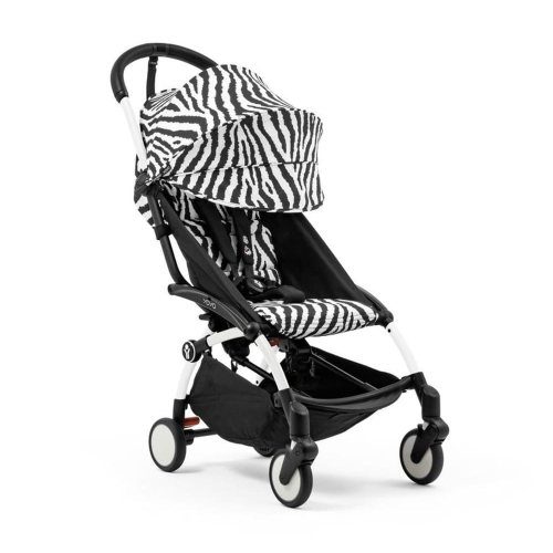 Прогулочная коляска Stokke WILD YOYO3 цвет Zebra рама Белая + Бампер