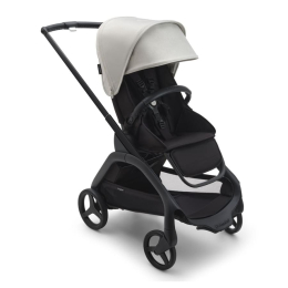 Прогулочная коляска Bugaboo Dragonfly цвет Misty white шасси Black