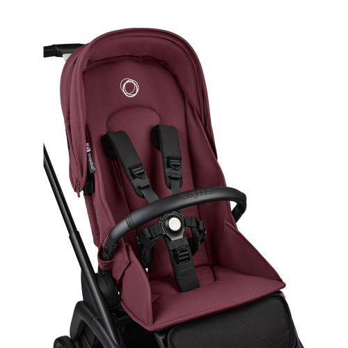 Прогулочная коляска Bugaboo Dragonfly цвет Dark Cherry шасси Black