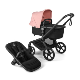 Коляска 2 в 1 Bugaboo Fox 5 Renew цвет Morning Pink/Black рама Black