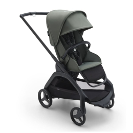 Прогулочная коляска Bugaboo Dragonfly цвет Forest Green шасси Black