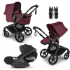Коляска 3 в 1 Bugaboo Fox 5 Renew цвет Dark Cherry + Автокресло Cybex Cloud T (цвет на выбор)