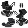Коляска 3 в 1 Bugaboo Fox 5 Renew цвет Heritage black + Автокресло Cybex Cloud T Sepia Black (Plus)