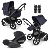 Коляска 3 в 1 Bugaboo Fox 5 Renew цвет Deep Indigo шасси Black + Автокресло Cybex Cloud T (цвет на выбор)