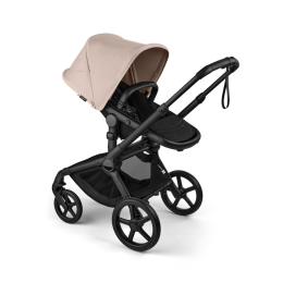Коляска 3 в 1 Bugaboo Fox 5 Renew цвет Desert Taupe/Black шасси Black + Автокресло Cybex Cloud T ткань Plus цвет Cozy Beige