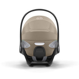 Коляска 3 в 1 Bugaboo Fox 5 Renew цвет Desert Taupe/Black шасси Black + Автокресло Cybex Cloud T ткань Plus цвет Cozy Beige