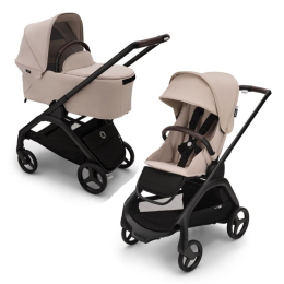Коляска 2 в 1 Bugaboo Dragonfly цвет Desert Taupe шасси Black