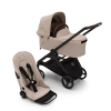 Коляска 2 в 1 Bugaboo Dragonfly цвет Desert Taupe шасси Black