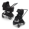 Коляска 2 в 1 Bugaboo Dragonfly цвет Midnight black шасси Black