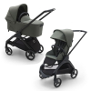 Коляска 2 в 1 Bugaboo Dragonfly цвет Forest Green шасси Black