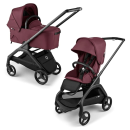 Коляска 2 в 1 Bugaboo Dragonfly цвет Dark Cherry шасси Black