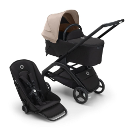 Коляска 2 в 1 Bugaboo Dragonfly цвет Desert taupe/black шасси Black