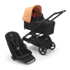 Коляска 2 в 1 Bugaboo Dragonfly цвет Island Coral/Black шасси Black