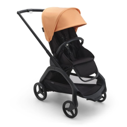 Коляска 2 в 1 Bugaboo Dragonfly цвет Island Coral/Black шасси Black