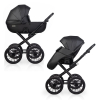 Коляска 2 в 1 Riko Basic MONTANA X ECCO Prestige 12 Black (черный)