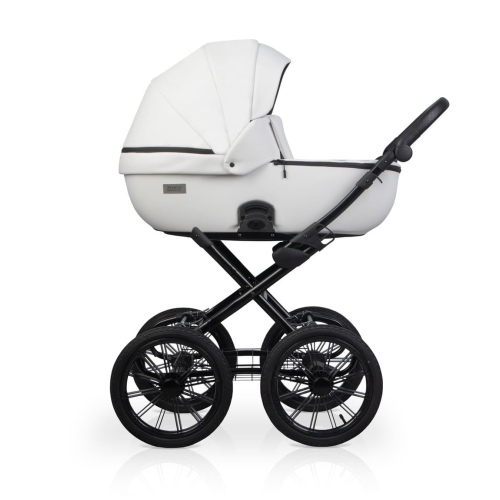 Коляска 2 в 1 Riko Basic MONTANA X ECCO Prestige 11 White (Белый)
