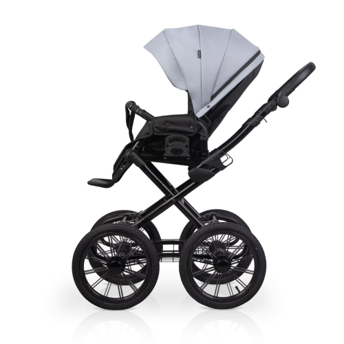 Коляска 2 в 1 Riko Basic MONTANA X ECCO Prestige 23 Grey (Серый)