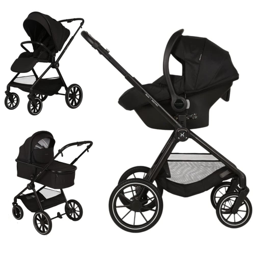 Коляска Adamex Nova 3 в 1 цвет (Черный - Black)