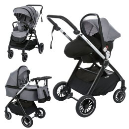 Коляска 3 в 1 Sevillababy Galaxy, Grey, серый