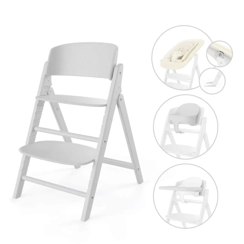 Стульчик Cybex Click & Fold 4-в-1 Set цвет All White (Белый)