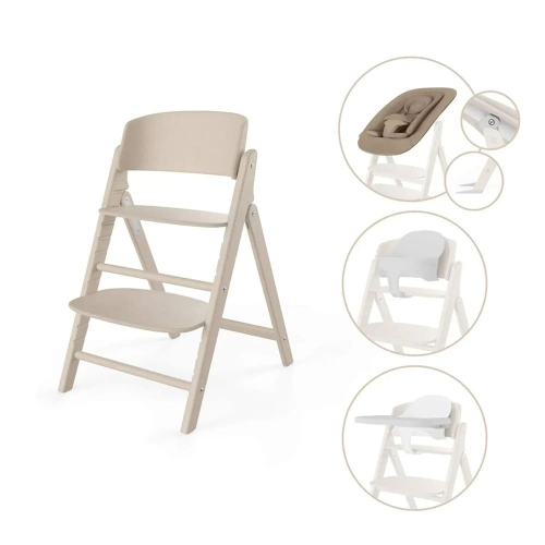 Стульчик Cybex Click & Fold 4-в-1 Set цвет All Natural (Натуральный)
