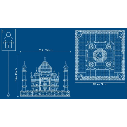 Конструктор Lego 10256 Тадж Махал "Taj Mahal"