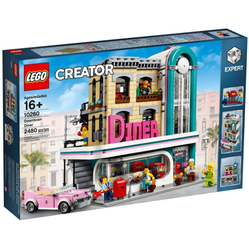 Конструктор Lego 10260 Закусочная в центре города "Downtown Diner"