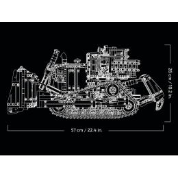 Конструктор Lego 42131 Бульдозер Cat D11
