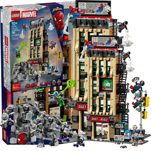 Конструктор Lego 76178 Редакция Дейли Бьюгл "Spider-Man vs. Mysterio: The Daily Bugle"
