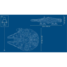Конструктор Lego 75192 Сокол Тысячелетия "Millennium Falcon"