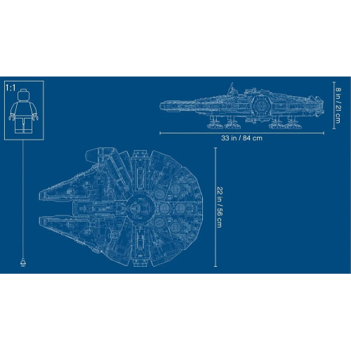 Конструктор Lego 75192 Сокол Тысячелетия "Millennium Falcon"
