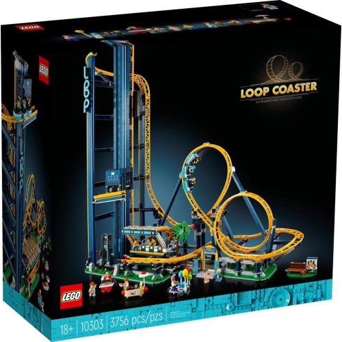 Конструктор Lego 10303 Loop Coaster "Американские горки: Петлевая Подставка"