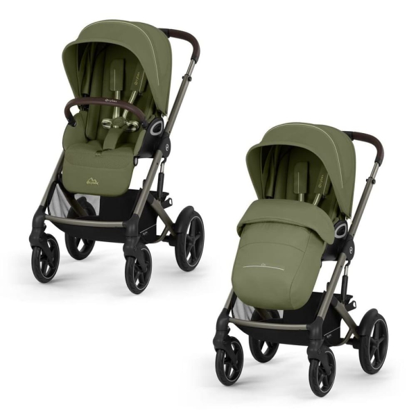 Коляска прогулочная Cybex Talos S Lux 2026 цвет Moss Green