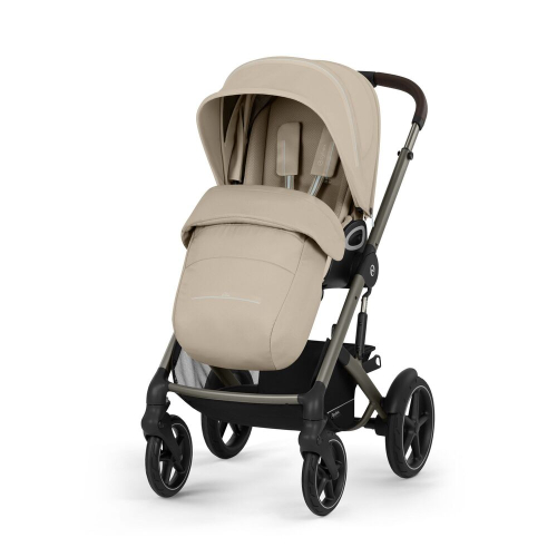 Коляска 2 в 1 Cybex Talos S Lux 2026 цвет Almond Beige