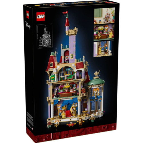 Конструктор LEGO 43263 Замок Красавицы и Чудовища