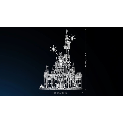 Конструктор LEGO 43222 Диснеевский замок