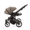 Коляска для двойни 2 в 1 Adamex Leo Duo Deluxe SA9 (Темн.бежевая кожа)