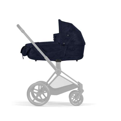 Коляска 2 в 1 Cybex Priam 4 цвет Rebellious Luxury Denim Blue шасси Black
