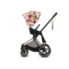Коляска 2 в 1 Cybex Priam 4 цвет Spring Blossom Light шасси Rosegold