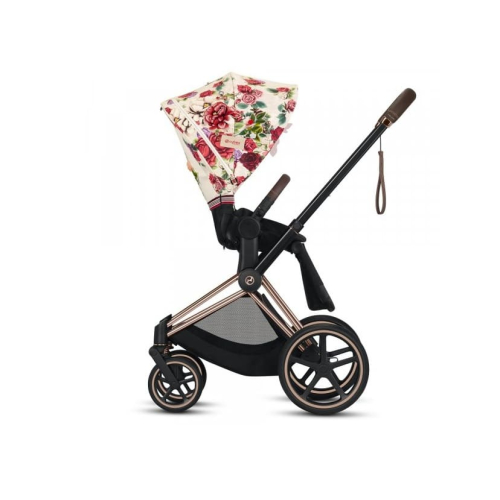 Коляска 2 в 1 Cybex Priam 4 цвет Spring Blossom Light шасси Rosegold