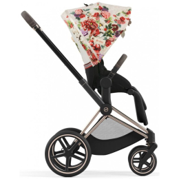 Коляска 2 в 1 Cybex Priam 4 цвет Spring Blossom Light шасси Rosegold