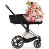 Коляска 2 в 1 Cybex Priam 4 цвет Spring Blossom Light шасси Rosegold