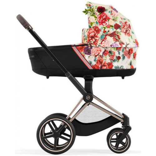 Коляска 2 в 1 Cybex Priam 4 цвет Spring Blossom Light шасси Rosegold