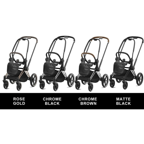 Коляска 2 в 1 Cybex Priam 4 цвет Spring Blossom Light шасси Chrome Black