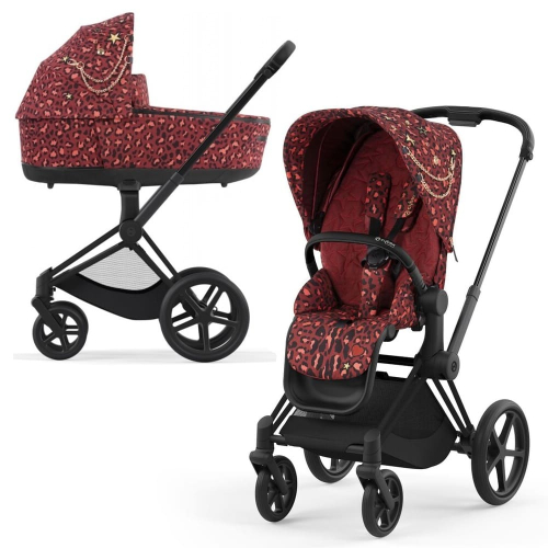 Коляска 2 в 1 Cybex Priam 4 цвет Rockstar шасси Matt Black